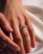 Load image into Gallery viewer, 1.50 CT Oval Cut Lab Grown Wedding Band Gift For Her Mapple Gems