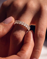 Load image into Gallery viewer, 1.50 CT Oval Cut Lab Grown Wedding Band Gift For Her Mapple Gems