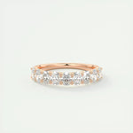 Load image into Gallery viewer, 1.50 TCW Oval Cut Moissanite Bridal Wedding Band Mapple Gems