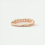 Load image into Gallery viewer, 1.50 TCW Oval Cut Moissanite Bridal Wedding Band Mapple Gems