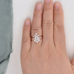 Load image into Gallery viewer, Elegant Oval Cut Moissanite Bridal Wedding Ring Set