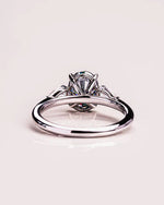 Load image into Gallery viewer, Vintage Inspired Oval Moissanite Ring