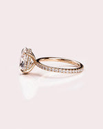 Load image into Gallery viewer, Solid Gold Oval Cut Wedding Ring for Women