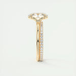 Load image into Gallery viewer, Custom Made Oval Diamond Alternative Ring