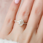 Load image into Gallery viewer, Vintage Inspired Oval Bridal Jewelry