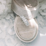 Load image into Gallery viewer, Oval Cut Moissanite Full Eternity Wedding Band Mapple Gems