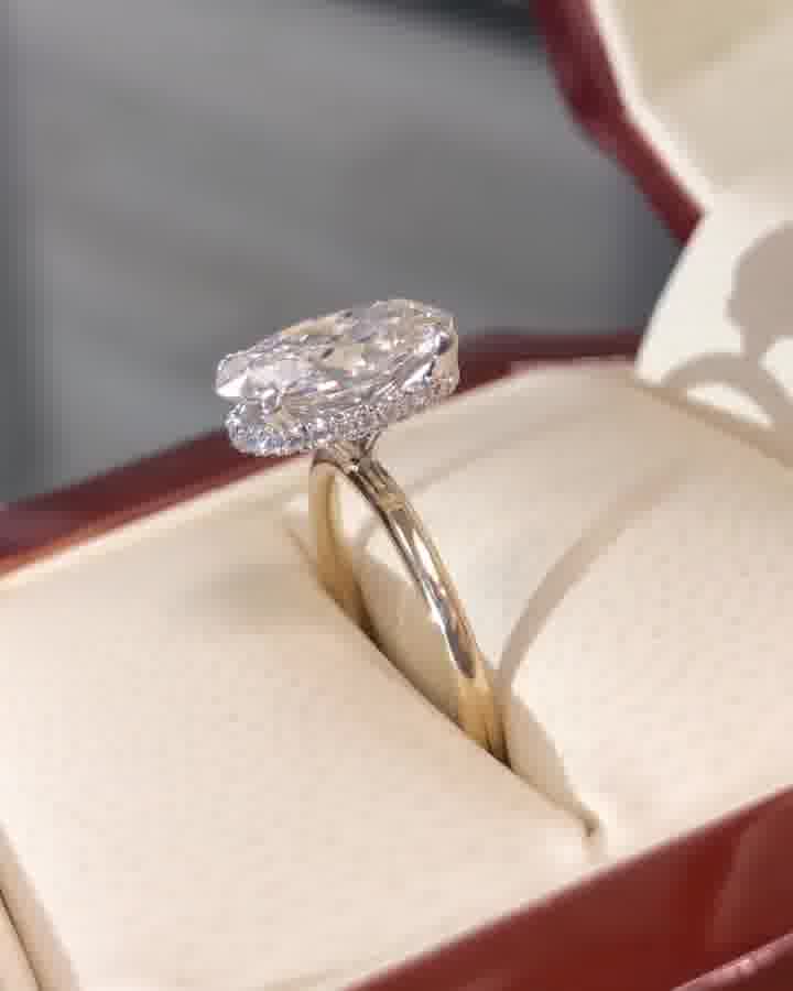 Handmade Oval Promise Ring for Women