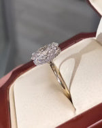 Load image into Gallery viewer, Dainty Solid Gold Oval Moissanite Ring