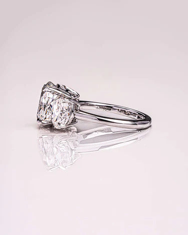 Conflict-Free Moissanite Promise Ring