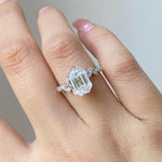 Load image into Gallery viewer, Handmade Moissanite Cluster Ring for Women