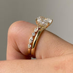 Load image into Gallery viewer, Custom Bridal Promise Ring Set