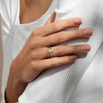 Load image into Gallery viewer, 2.00 CT Pear Cut Lab Grown Diamond Pave Setting Engagement Ring Mapple Gems