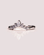 Load image into Gallery viewer, 0.50 TCW Pear Cut Lab Grown Wedding Band Gift For Her Mapple Gems