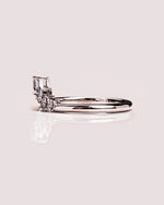 Load image into Gallery viewer, 0.50 TCW Pear Cut Lab Grown Wedding Band Gift For Her Mapple Gems