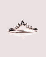 Load image into Gallery viewer, 0.50 TCW Pear Cut Lab Grown Wedding Band Gift For Her Mapple Gems