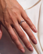 Load image into Gallery viewer, 0.50 TCW Pear Cut Lab Grown Wedding Band Gift For Her Mapple Gems
