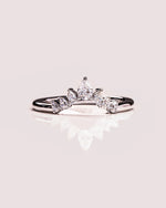 Load image into Gallery viewer, 0.50 TCW Pear Cut Lab Grown Wedding Band Gift For Her Mapple Gems