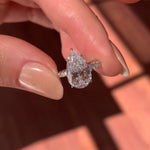 Load image into Gallery viewer, Sparkling Pear Shaped Promise Ring