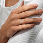 Load image into Gallery viewer, 2.00 CT Princess Cut Lab Grown Diamond Three Stone Engagement Ring Mapple Gems