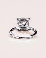 Load image into Gallery viewer, 2.00 CT Princess Cut Hidden Halo Moissanite Engagement Ring Mapple Gems