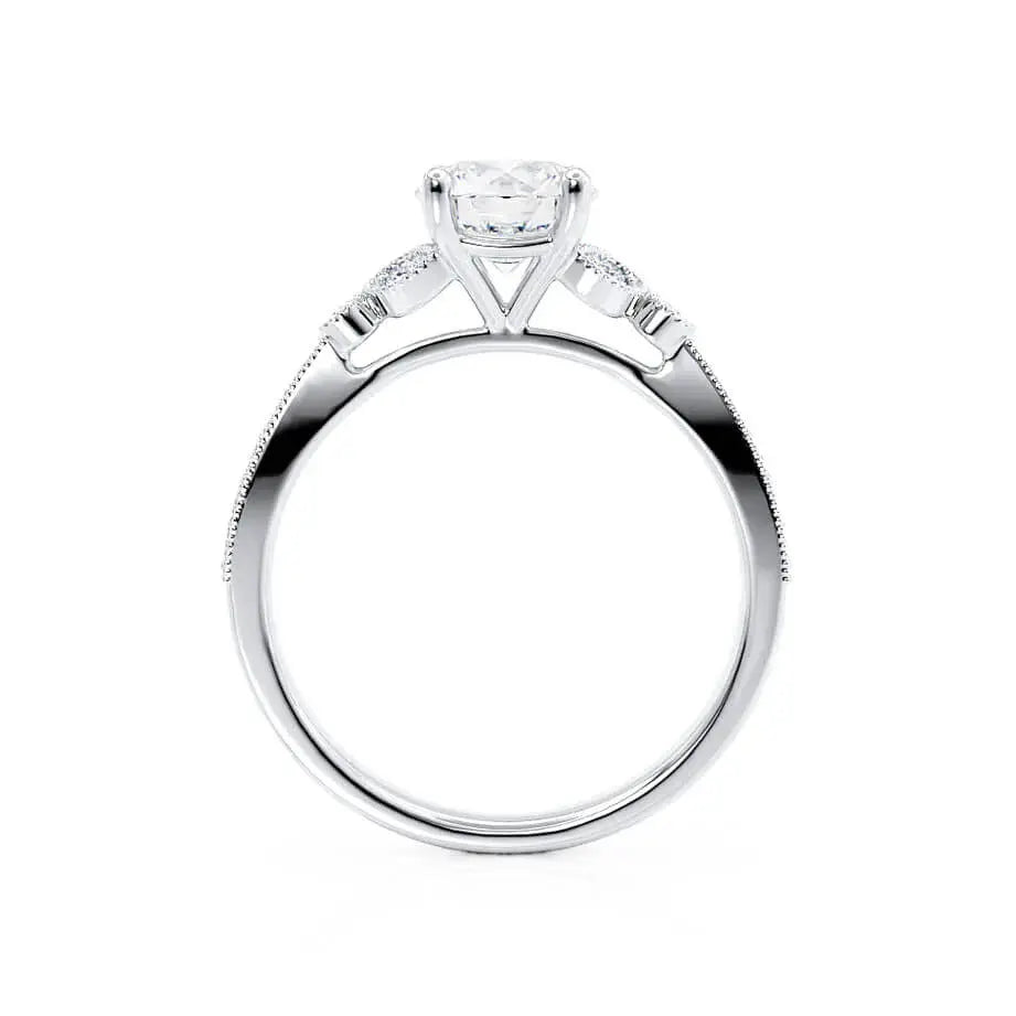 Elegant Art Deco Moissanite Promise Ring for Women