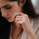 Load image into Gallery viewer, 1.20 CT ROUND SHAPED MOISSANITE CLUSTER WEDDING BAND Mapple Gems