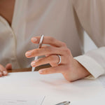 Load image into Gallery viewer, 1.20 CT ROUND SHAPED MOISSANITE CLUSTER WEDDING BAND Mapple Gems