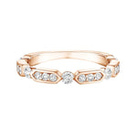 Load image into Gallery viewer, ROUND SHAPED MOISSANITE MINIMALIST WEDDING BAND Mapple Gems