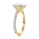Load image into Gallery viewer, 2.50 CT Radiant Cut Lab Grown Diamond Pave Engagement Ring Mapple Gems