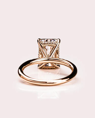 5.00 CT Radiant Cut Moissanite Wedding Ring Mapple Gems