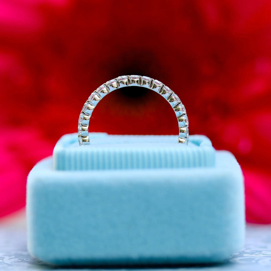 Round Brilliant Cut 1.5mm Full Eternity Wedding Band Mapple Gems