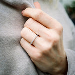 Load image into Gallery viewer, Round Brilliant Cut 1.5mm Full Eternity Wedding Band Mapple Gems