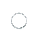 Load image into Gallery viewer, Round Brilliant Cut 3 Side Pave Diamond Wedding Band Mapple Gems