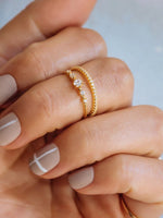Load image into Gallery viewer, 0.10CTW Round Brilliant Cut 6 Prong Perfect Wedding Band Mapple Gems