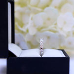 Load image into Gallery viewer, Round Brilliant Cut Bezel Set Full Eternity Wedding Band Mapple Gems