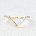 Load image into Gallery viewer, 0.15 CTW Round Brilliant Cut Curved Eternity Wedding Band Mapple Gems