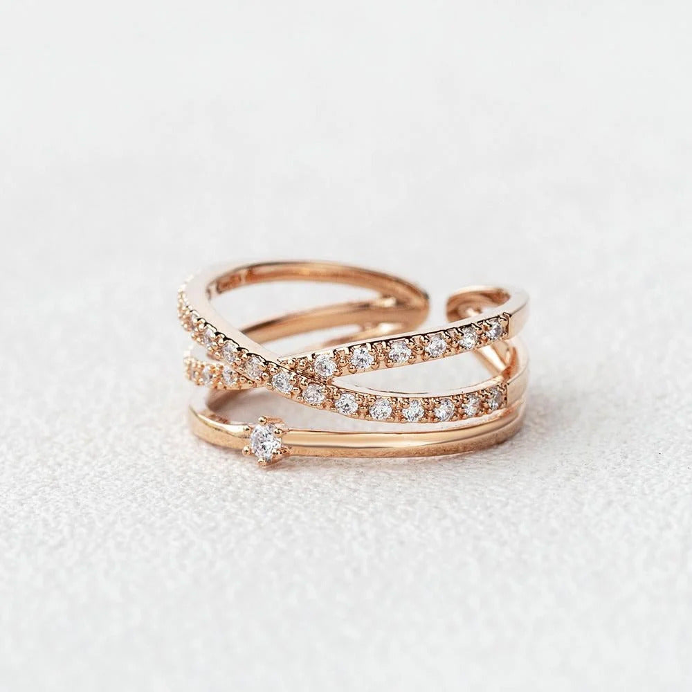 0.35TCW Round Brilliant Cut Flexible Gift Wedding Band for Her Mapple Gems