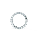 Load image into Gallery viewer, Round Brilliant Cut Full Eternity Bezel Set Wedding Band Mapple Gems