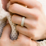 Load image into Gallery viewer, Round Brilliant Cut Full Eternity Moissanite Wedding Band Mapple Gems