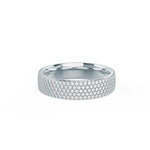 Load image into Gallery viewer, Round Brilliant Cut Full Eternity Moissanite Wedding Band Mapple Gems