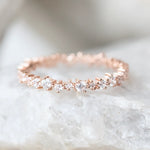 Load image into Gallery viewer, 0.54ctw Round Brilliant Cut Full Eternity Wedding Band Mapple Gems