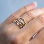 Load image into Gallery viewer, unique Round Brilliant Cut Full Eternity Wedding Band Mapple Gems