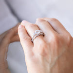 Load image into Gallery viewer, 0.54ctw Round Brilliant Cut Full Eternity Wedding Band Mapple Gems