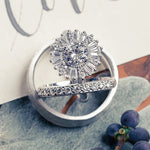 Load image into Gallery viewer, Round Brilliant Cut Half Eternity Wedding Band Mapple Gems