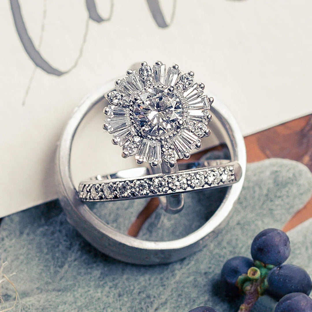 Round Brilliant Cut Half Eternity Wedding Band Mapple Gems