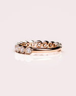Load image into Gallery viewer, 1.00 TCW Round Cut Lab Grown Diamond Wedding Band Gift For Her Mapple Gems