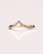 Load image into Gallery viewer, 0.25 TCW Round Cut Lab Grown Diamond Wedding Band Gift For Her Mapple Gems