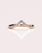 Load image into Gallery viewer, 0.25 TCW Round Cut Lab Grown Diamond Wedding Band Gift For Her Mapple Gems