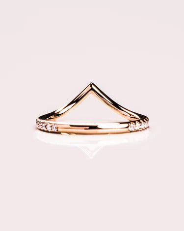 0.25 TCW Round Cut Lab Grown Diamond Wedding Band Gift For Her Mapple Gems