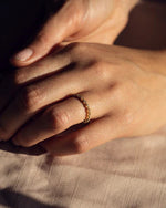 Load image into Gallery viewer, 0.15 TCW Round Cut Lab Grown Diamond Wedding Band Gift For Her Mapple Gems